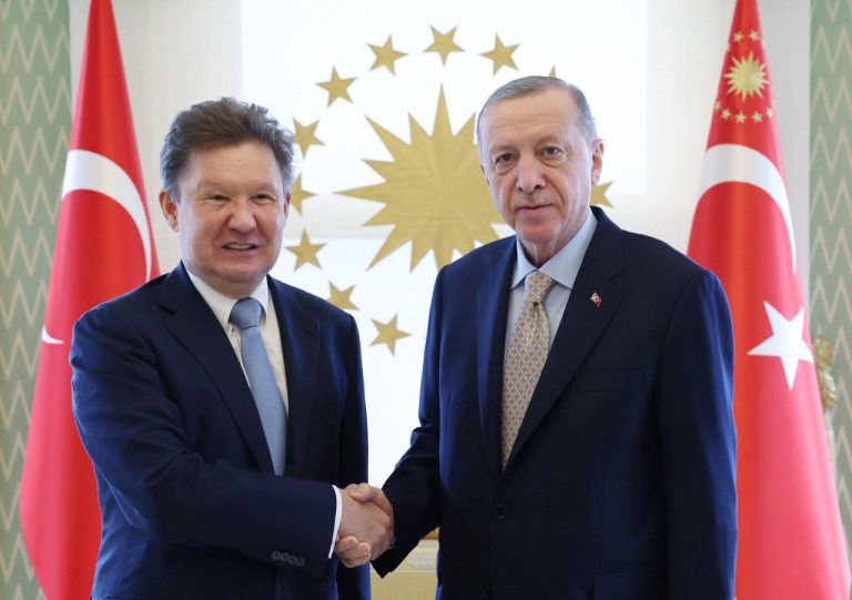Cumhurbaşkanı Erdoğan, Gazprom Başkanı ile görüştü